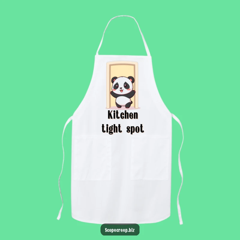 Funny Panda Kitchen Apron: Hilarious Culinary Companion for Clumsy Cooks