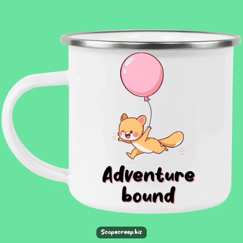Funny Animal Balloon Camp Mug: Hilarious Outdoor Gift for Joyful Adventures