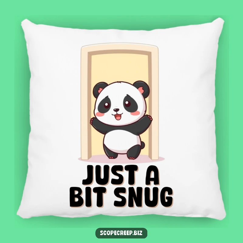 Funny Panda Doorway Pillow: Comfy & Hilarious Accent for Relaxation