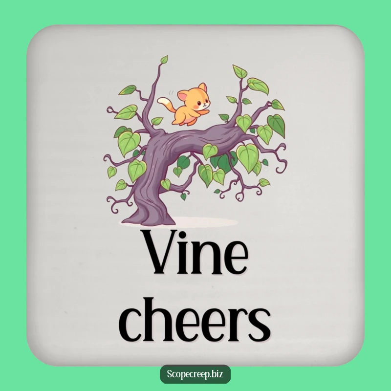 Funny Energetic Animal Drink Coasters: Protect Surfaces with Adventure