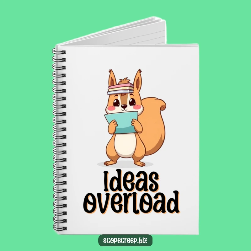 Funny Squirrel Productivity Notebook: Hilarious Journal for Busy Minds